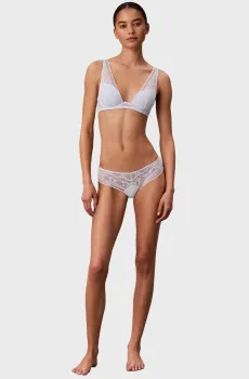Женский голубой бюстгальтер LIGHTLY LINED PLUNGE Голубой 34A Calvin Klein LV00QF8957