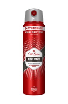 Аэрозольный антиперспирант Old Spice Night Power мужской, 150 мл