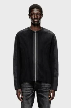 Мужской черный кардиган K-MATTY Черный XL Diesel A17464 0JLCR