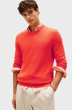 Мужской оранжевый джемпер ESSENTIAL Оранжевый XL Tommy Hilfiger MW0MW36347