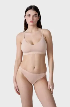 Женский бежевый бюстгальтер-брасьер AMANDE BABY Бежевый S Etam 6553129