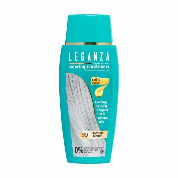 Безаммиачный тонирующий бальзам для волос Leganza 90 Платиновый блонд, 150 мл Безаммиачный тонирующий бальзам для волос Leganza 90 Платиновый блонд, 150 мл