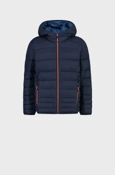 Детская темно-синяя куртка JACKET FIX HOOD TAFFETA Синий 128 CMP 34Z3294-N950