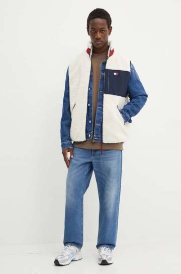 Джинсовая куртка Tommy Jeans мужская переходная DM0DM19360 Джинсовая куртка Tommy Jeans мужская переходная DM0DM19360