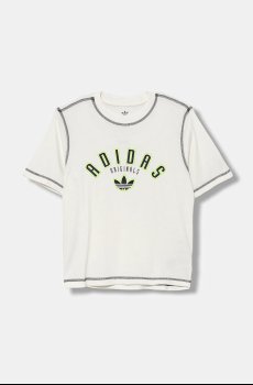 Детская хлопковая футболка adidas Originals