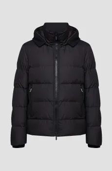 Мужской черный пуховик Черный 58 Baldinini E4B001XXSPRI;0000