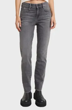 Женские серые джинсы Ace 2.0 Slim Straight Wmn Серый 27-30 G-Star RAW D23638,D554