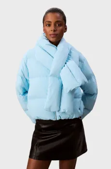 Женский голубой пуховик CAPSULE Голубой M Calvin Klein LV044D518G