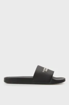 Мужские черные слайдеры RAISED Черный 46 Tommy Hilfiger FM0FM05761