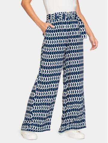 Olsen Штани з тканини 14002153 Cиній Relaxed Fit Olsen Штани з тканини 14002153 Cиній Relaxed Fit