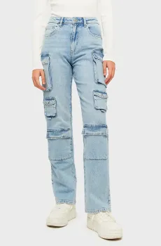 Женские голубые джинсы Голубой 38 Tally Weijl SPADEMAKI