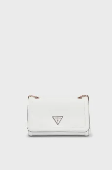 Женская белая сумка NOELLE CONVERTIBLE XBODY FLAP Белый ONESIZE Guess HWZG7879210