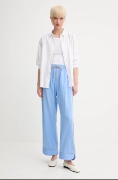 Брюки с примесью льна MUNTHE UKAVA