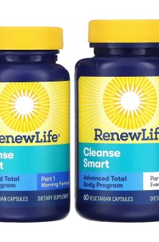 Очистка и детокс, 30-дневная программа Renew Life Cleanse Smart, 2*60 капсул
