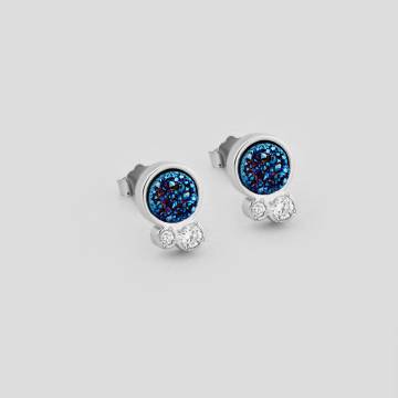 Серебряные серьги Minimal 2389-50рГ Серебряные серьги Minimal 2389-50рГ
