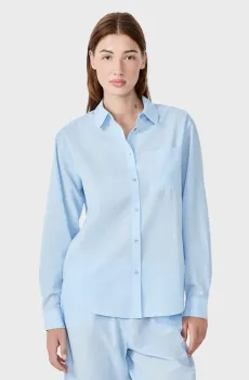 Женская голубая рубашка DANYEL Голубой M Etam 6555439