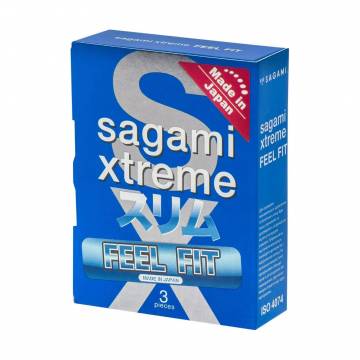 Презерватив латексный Sagami Xtreme Feel Fit, 3 шт Презерватив латексный Sagami Xtreme Feel Fit, 3 шт