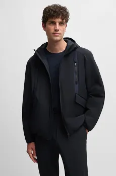 Мужская темно-синяя куртка Синий 48 BOSS 50519956;404