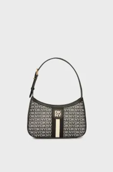 Женская черная сумка с узором CAROL Черный ONESIZE DKNY R43H5V84