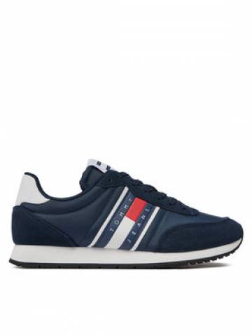 Tommy Jeans Снікерcи Tjm Runner Casual Ess EM0EM01351 Cиній Tommy Jeans Снікерcи Tjm Runner Casual Ess EM0EM01351 Cиній