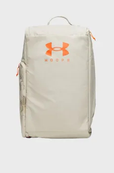 Бежевая спортивная сумка-рюкзак UA Contain Duo MD BP Duffle-BRN Бежевый ONESIZE Under Armour 1381919-289
