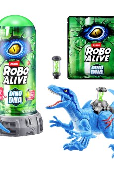 Интерактивный игровой набор Pets & Robo Alive ДНК Велоцизавра, от 3 лет, 10 элементов (71139B)