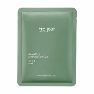 Тканевая маска Fraijour Original Herb Wormwood Sheet Mask Растительные экстракты, 23 мл Тканевая маска Fraijour Original Herb Wormwood Sheet Mask Растительные экстракты, 23 мл