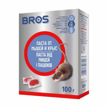 Паста Bros от мышей и крыс, 100 г Паста Bros от мышей и крыс, 100 г