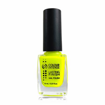 Лак для ногтей Colour Intense Lasting Finish Nail Polish неоновый 06 Yellow Neon, 10 мл Лак для ногтей Colour Intense Lasting Finish Nail Polish неоновый 06 Yellow Neon, 10 мл