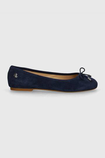 Замшевые балетки Lauren Ralph Lauren Jayna цвет синий 802943066003 Замшевые балетки Lauren Ralph Lauren Jayna цвет синий 802943066003