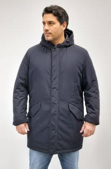 Мужская зимняя куртка-парка синего цвета AS-135-maxy-navy