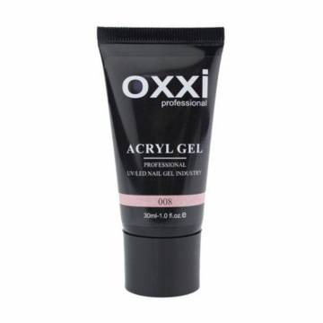 Акрил-гель для ногтей Oxxi Professional Acryl Gel 8 Персиковый с шиммером, 30 мл Акрил-гель для ногтей Oxxi Professional Acryl Gel 8 Персиковый с шиммером, 30 мл