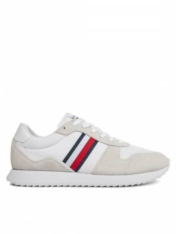 Tommy Hilfiger Снікерcи Runner Evo Mix Ess FM0FM04886 Білий Tommy Hilfiger Снікерcи Runner Evo Mix Ess FM0FM04886 Білий