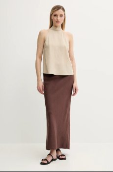 Льняная юбка Samsoe Samsoe SAAGNETA