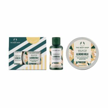 Подарочный набор The Body Shop Almond Milk Миндальное молочко (крем-гель для душа, 60 мл + баттер для тела, 50 мл) Подарочный набор The Body Shop Almond Milk Миндальное молочко (крем-гель для душа, 60 мл + баттер для тела, 50 мл)