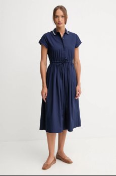 Хлопковое платье United Colors of Benetton