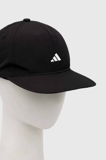 Кепка adidas Performance цвет чёрный однотонная Кепка adidas Performance цвет чёрный однотонная
