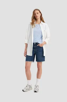 Женские темно-синие джинсовые шорты 501® 90s Lightweight Синий 25 Levi’s® A8433;0000