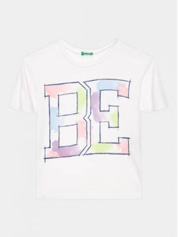 United Colors Of Benetton Футболка 398BC10BY Білий Regular Fit United Colors Of Benetton Футболка 398BC10BY Білий Regular Fit