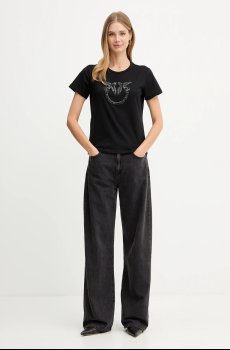 Хлопковая футболка Pinko
