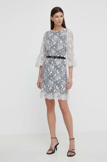 Платье Bruuns Bazaar TuberosaBBMajah dress цвет белый mini расклешённое BBW3837 Платье Bruuns Bazaar TuberosaBBMajah dress цвет белый mini расклешённое BBW3837