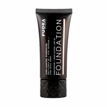 Матирующая тональная основа для лица Pudra Cosmetics Brightening Long Lasting Foundation SPF 20, 03 Dark Natural, 40 мл Матирующая тональная основа для лица Pudra Cosmetics Brightening Long Lasting Foundation SPF 20, 03 Dark Natural, 40 мл