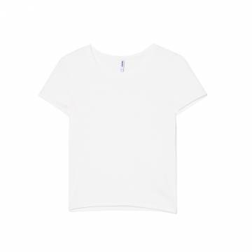 Cropp - Гладка футболка basic - білий Cropp - Гладка футболка basic - білий