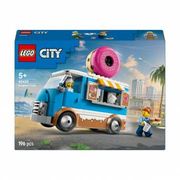 Конструктор LEGO City Грузовик с пончиками, 196 деталей, от 5 лет (60452) Конструктор LEGO City Грузовик с пончиками, 196 деталей, от 5 лет (60452)
