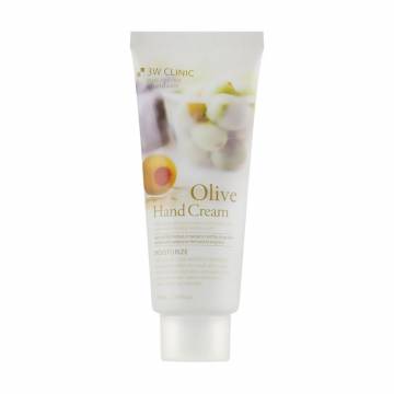 Крем для рук 3W Clinic Moisturize Olive Hand Cream Олива, 100 мл Крем для рук 3W Clinic Moisturize Olive Hand Cream Олива, 100 мл