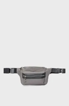 Мужская серая поясная сумка CONTRAST BELT Серый ONESIZE Calvin Klein LV04D3073G