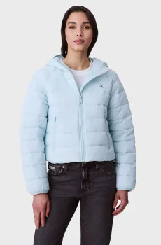 Женская голубая куртка LIGHTWEIGHT QUILTED Голубой XXS Calvin Klein Jeans LV047C510G