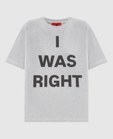 Серая меланжевая футболка ITSHIRT с принтом Серая меланжевая футболка ITSHIRT с принтом