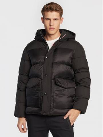 Tommy Hilfiger Пуховик MW0MW28723 Чорний Regular Fit Tommy Hilfiger Пуховик MW0MW28723 Чорний Regular Fit