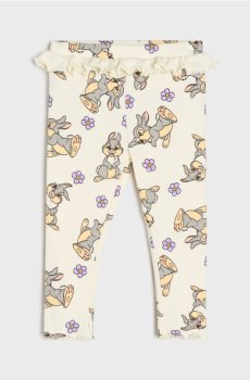 Ребристі легінси Disney - кремовий